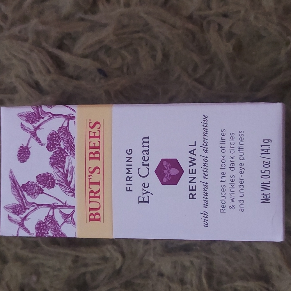 Burts bees firming eye cream